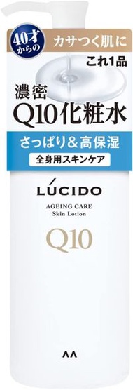 Mandom LUCIDO Q10 身體化妝水，臉部和身體保濕，300毫升