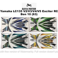 Yamaha LC135 V2/V3/V4/V5 Exciter RC Ben 10 (63) Body Sticker