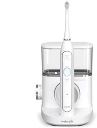 Electric Water Flossing In Flosser 2.0 and Toothbrush Sonic-Fusion Waterpik One, Toothbrush, Combo Professional White