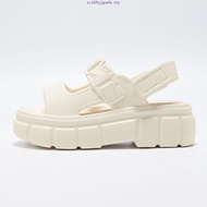 【New Arrival】UTUNE Womens Sandals Two Strip Sandal Casual Soft Thick Sole Non-Slip Flat Beach Shoes