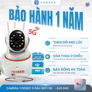 IP Camera Yoosee, 5G Wifi connection, color night with dedicated card - 3 antennas