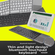 B033 Bluetooth Keyboard Triple Folding Touch Keyboard Triple System Universal Thin Mini Folding Wire
