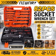 82/61pcs Car/motorcycle Repair Tools Socket Wrench Set Heavy Duty Tools Set for Motorcycle Car
