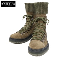 Jimmy Choo 卡其色 Devin 針織襪靴，42 碼 [二手]