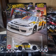 Hotwheels Premium Boulevard 2024 Dash U LB Super Silhouette Nissan Silvia S15 LBWK White