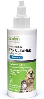 Tomlyn Non-Probing Ear Cleaner for Dogs and Cats, (Earoxide) 4 oz