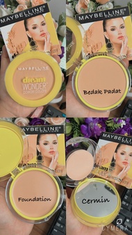 BEDAK MAYBELLINE 2IN1 FIT me Bedak BASAH DAN Bedak PADAT