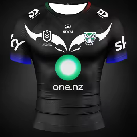 2026-27 Summer New Zealand Warriors NRL Rugby Jersey, Family Matching T-shirt Suitable for Daily and