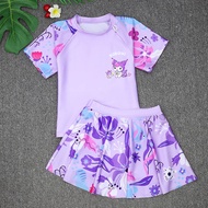 Swimsuit Girl 2025 Split Swimsuit Girl Baby Middle Big Kid Sunscreen Swimsuit