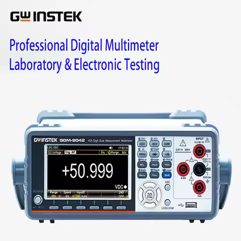 GWINSTEK GDM-9042 Digital Multimeter 50000 Counts High Resolution Bench Multimeter for Laboratory El