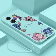 OPPO A6 Pro 5G A6 Pro 4G Premium Silicon Case Couple Stitch Custom Name Case Soft Cover