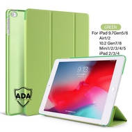 ADACase เคสไอแพด smart case เคสiPad 9.7 Gen5 Gen6 iPad Mini 1 / 2 / 3 / 4 / 5 / Mini6 iPad air1 air2 iPad2 iPad3 iPad4 /10.2 Gen7 Gen8 Gen9  น้ำหนักเบา และบางเคสเรียบไปตัวเครื่อง