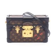 【二手】LOUIS VUITTONPetite Malle Monogram 單肩包 M45943 PVC 塗層帆布皮革 Petite Malle 女士二手 A