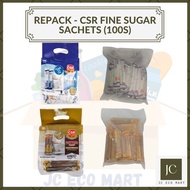 CSR Sugar Sachet { REPACK }  (100s x 5g) ( Fine Sugar Sachet / Brown Sugar Sachet )