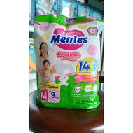 Merries Good Skin Baby Diapers, BabyPopok pants type sizes NB-S11, M9, L8, XL7, XXL6, M48, L42, XL38