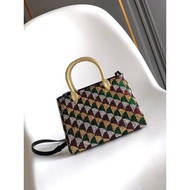 New Product Full Diamond Snake Head Series Tote Handbag, Using Cow Material, Matching Classic Snake 