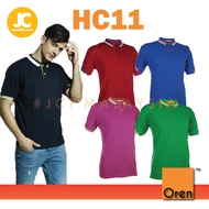 OREN SPORT Unisex Polo Tee - Red / Royal / Dark Purple / Milo Green HC11