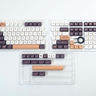 GMK Coffee Keycaps MOA Height PBT Heat Sublimation Compatible with K99 HI75 S99 F99 104 F87 Computer