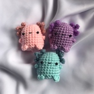 [ KEYCHAIN ] Handmade Crochet axolotl Keychain