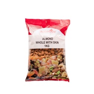 Redman Whole Almond With Skin (1kg)