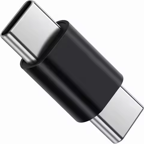 USB C Male to Male Adapter, USB Type C Coupler Extender Support PD, 5Gbps, for Thunderbolt 4/3, MacB