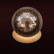 光影紙雕夜燈-原神可莉精緻款