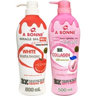 [Lilaifu] A BONNE 'Milk Brightening Body Lotion/Miracle Milk SPA Lotion 500ml ABONNE Thailand
