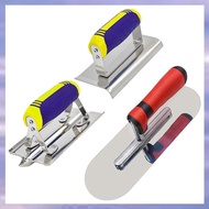 (JMTI) Stainless Steel Trowel Concrete Edger andGroover Tools Set Stainless Steel Concrete Hand Edge