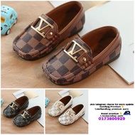 INSPIRED LV DAMIER KIDS LOAFER LV DAMIER KIDS SHOES LOAFER BUDAK LV KASUT BUDAK
