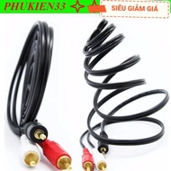 Speaker cable 1 to 2 lotus heads - Speaker cable 1 end 3.5 to 2 AV heads