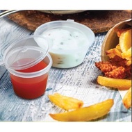 Pastry Pro, Food Container - Round Sauce Container c/w lid, 100ml(3.5-4oz)