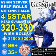 【BUY ONE TAKE ONE】【Fast delivery】Genshin impact ID Wish/re-register re-pull the Asian server Paimon Diluc Venti Amber Traveler Aether Lumine Klee Anime Collection Figure