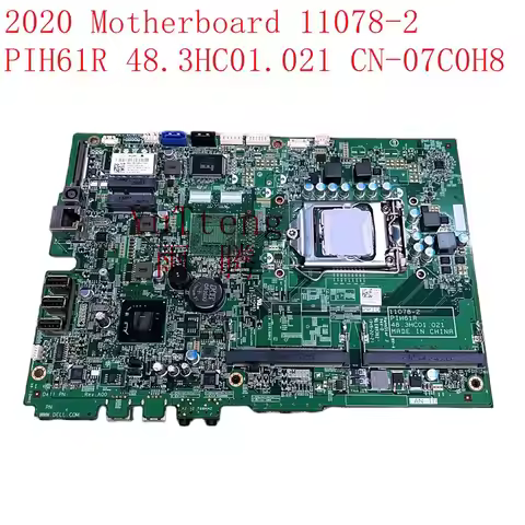 For Dell INSPIRON ONE 2020 Motherboard 11078-2 PIH61R 48.3HC01.021 CN-07C0H8 07C0H8 7C0H8 Mainboard 