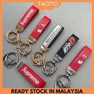 Car Keychain Pokemon Pikachu Supreme Crayon Shin Chan Initial D 头文字D Bag Leather Keychain Pendant Bi