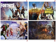 Fortnite Vintage Game Poster Home Furnishing Decoration Kraft Posters Drawing Core Wall Stickers