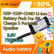 3.6V 7500mAh GSP-1S3P-CH4D Li-ion Battery Pack For JBL Charge 5 Portable Speaker