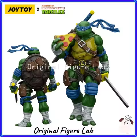 24 Hours Delivery Original JOYTOY TMNT Leonardo Height 10.6cm Models Ornaments