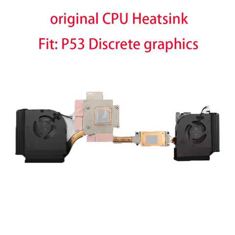 Original For Lenovo Thinkpad P53 CPU Cooler Cooling Heatsink Fan FRU 02DM016 02DM017