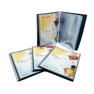 East-File MB110C MB 110C MB106R 28 F&1 A4 Hard Cover Transparent Clear Menu Book Pockets Restaurant 