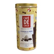 Cafe De Lucca Cookies & Creme Flavor Wafers 300g (Made in Indonesia)