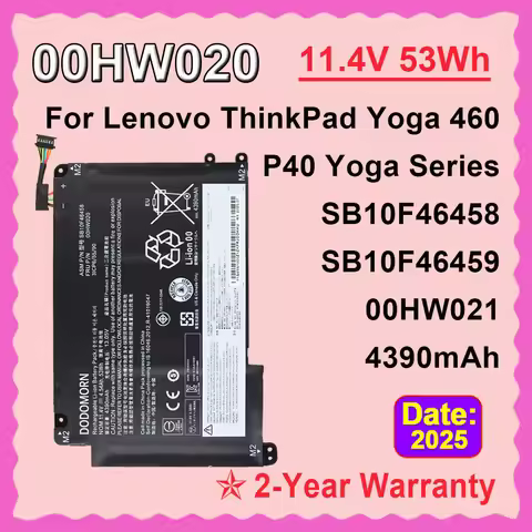 00HW020 Laptop Battery For Lenovo ThinkPad Yoga 460 20EL/P40 Yoga 20GQ 20GR Series 00HW021 SB10F4645