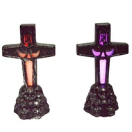Halloween Cross Lights Spooky Party Decorations Cross Lantern Display Halloween Decorations