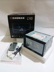 DobelDin Dvd Usb BT Carman Tombol Layar 6.95"