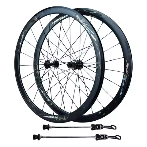 Pasak 700C Road Bike Wheelset Rim Brake 20h-24h DT 54T Ratchet QR Hub 11-12s Flat Spokes 40mm Depth 