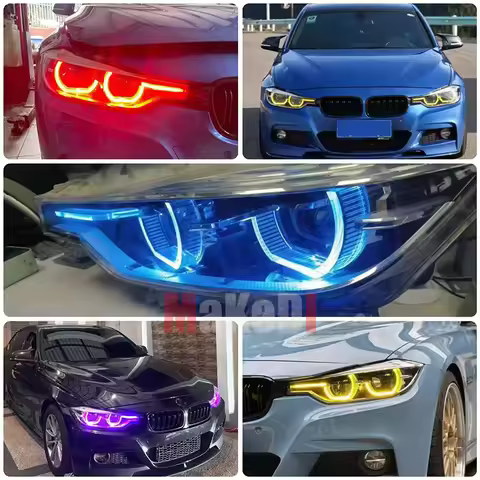 Daytime running lights LED boards Module For BMW 3 series F30 DRL multicolor F31 F34 340I LCI Red Ye