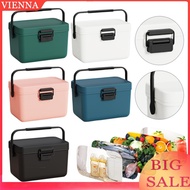 3.8L Insulated Portable Cooler with Handle Ice Chest Box for Camping Picnic