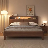 Walnut Wooden Bed Frame Storage Bed Frame Super Single Bed Frame Queen Bed Frame King Bed Frame
