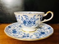 日本製 ~鳴海 NARUMI Milano 米蘭 骨瓷 瓷器 寬口 紅茶 咖啡杯 下午茶系列~1杯1盤