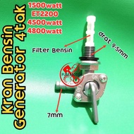 MESIN Fuel Cock Gasoline Valve Oil Tap Generator Engine Kiri 1500watt 2500watt 4000watt 154 156