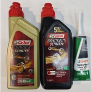 CASTROL POWER1 ULTIMATE SCOOTER FULLY SYNTHETIC 5W40 4-AT GEAR OIL 80W90 100% ORIGNAL CASTROL